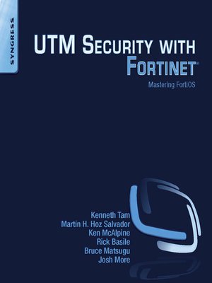 cover image of UTM Security with Fortinet